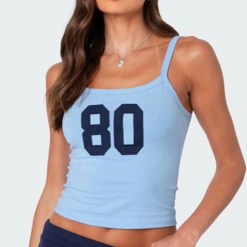 Edikted blue tank top